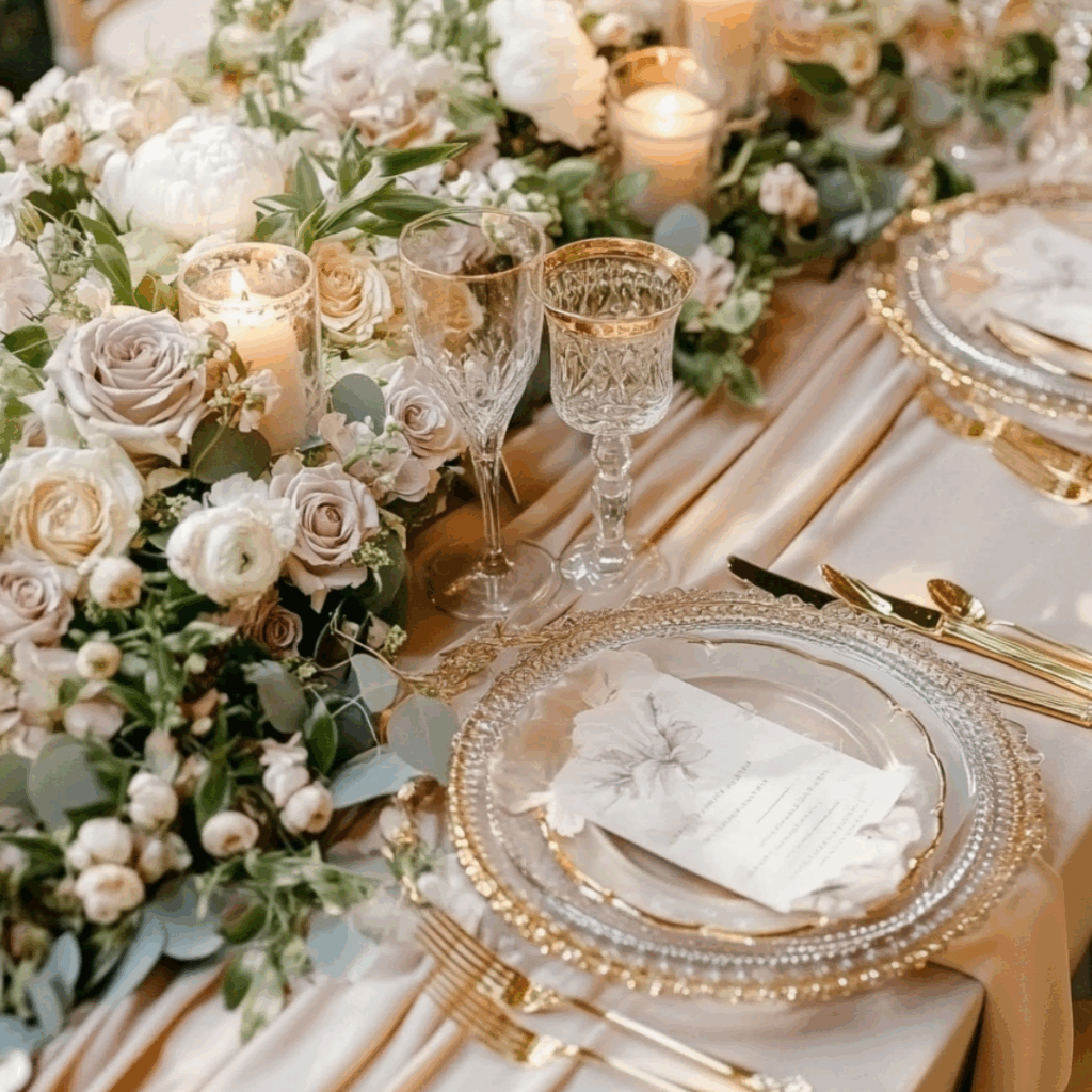Event planner team orchestrating seamless luxury wedding experience.