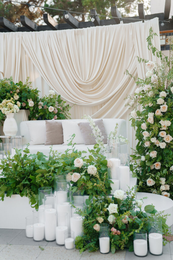 Full-service wedding planning in Los Angeles at a private estate celebration.
